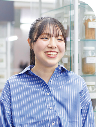 薬学部 薬学科 3年次生　金谷 萌々子さん（大阪・府立吹田東高等学校 出身）