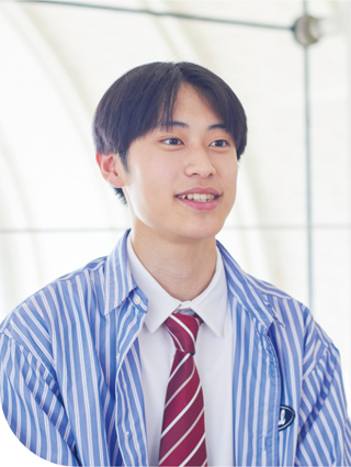 法学部 法律学科 2年次生　平井 俊輔さん（兵庫・県立加古川北高等学校 出身）
